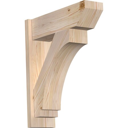 Ekena Millwork Imperial Slat Smooth Outlooker, Douglas Fir, 7 1/2"W x 24"D x 28"H OUT08X24X28IMP06SDF